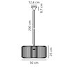 Nordlux Asti 50 suspension lamp