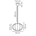 Nordlux Aeron 40 Hanglamp