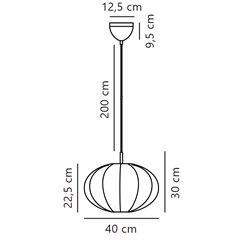 Nordlux Aeron 40 suspension lamp