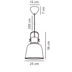 Nordlux Adrian 25 suspension lamp