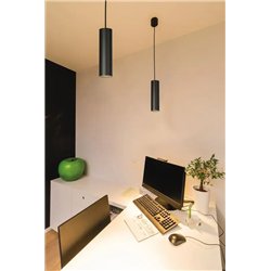 TAL FUNNEL SUSPENSION 240 CI MAINS DIMM suspension lamp - 2700K - Black - Outlet