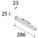 TAL MAGNETIC LED 48V L286 OPAL trackverlichting