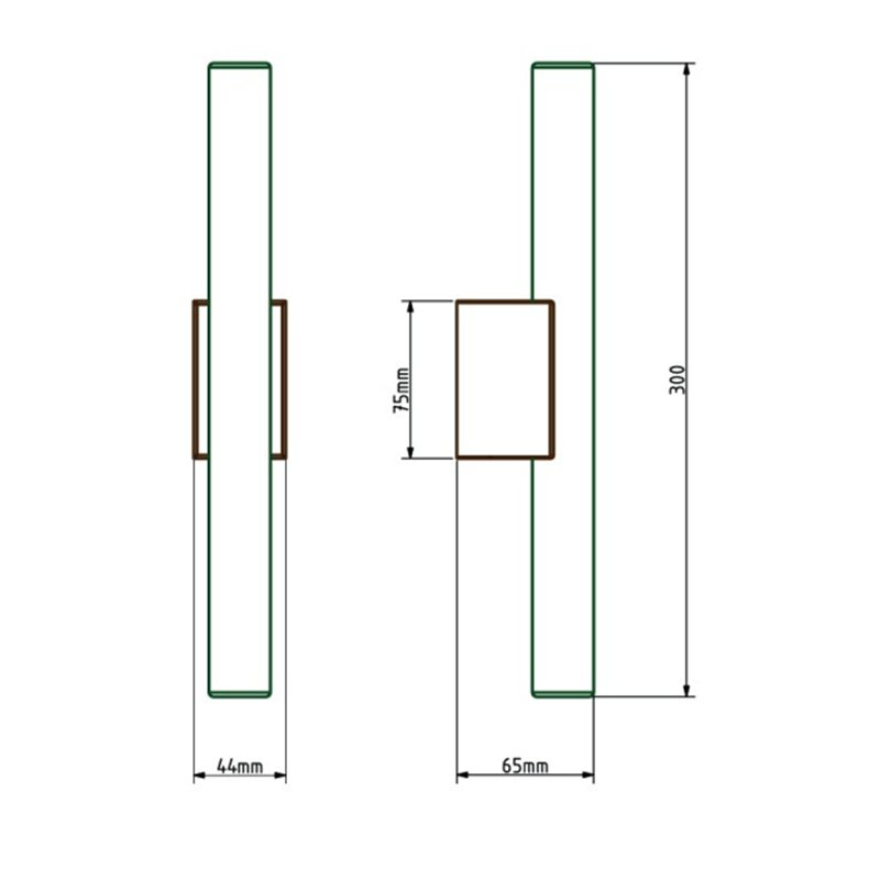 Tekna ARTON Phare Single Small Wandlamp