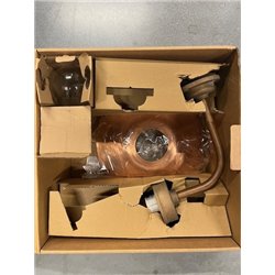 Tekna NAUTIC Butterfly 90° Wall lamp - Copper - Matte Glass - Outlet