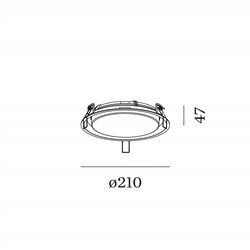Tech CITY CeilingRecessed 1.6 HV