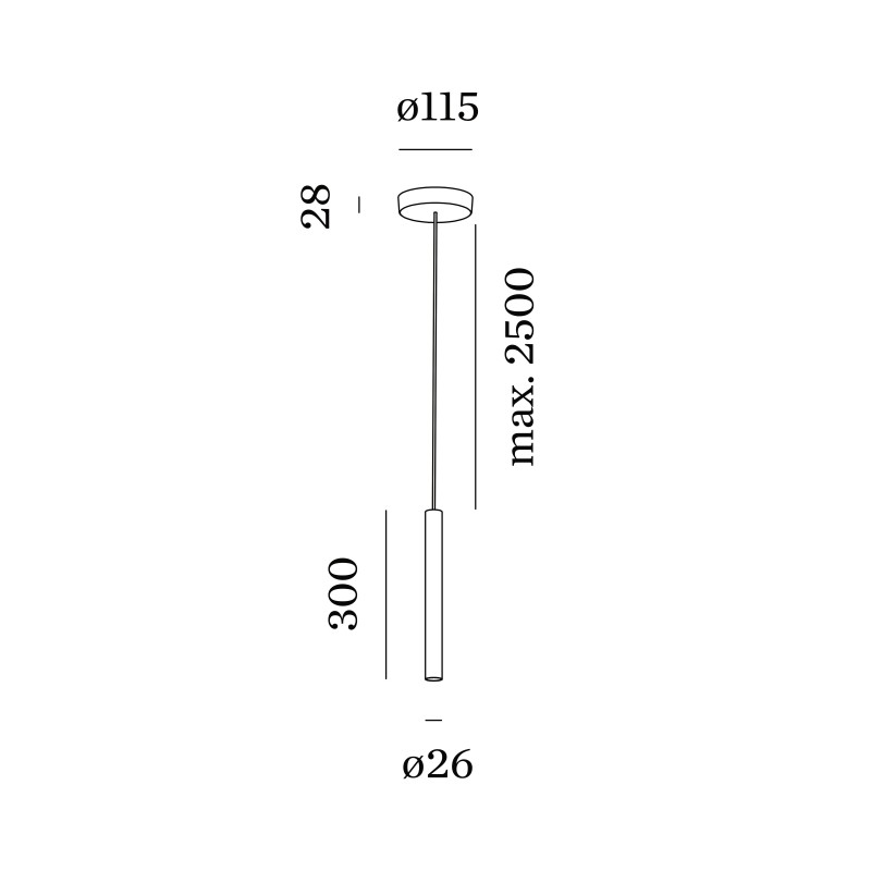 Wever & Ducré Match Ceiling Susp 3.0 Led Hanglamp - Outlet