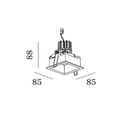 Wever & Ducré PLANO IP44 1.0 LED - Outlet