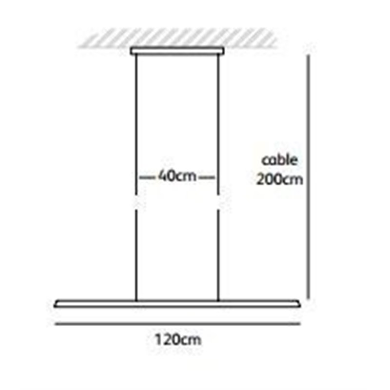 Jacco Maris keep it straight 120cm hanglamp