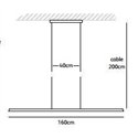Jacco Maris keep it straight 160cm, hanglamp