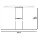 Jacco Maris keep it straight 200cm, hanglamp