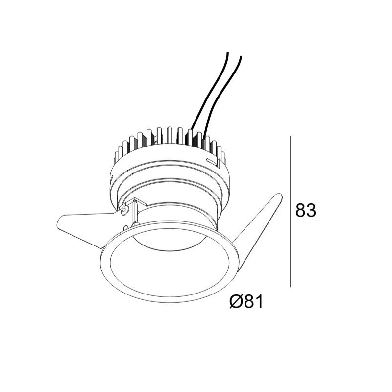 Delta Light PARTOU AC DIM8 Inbouwspot