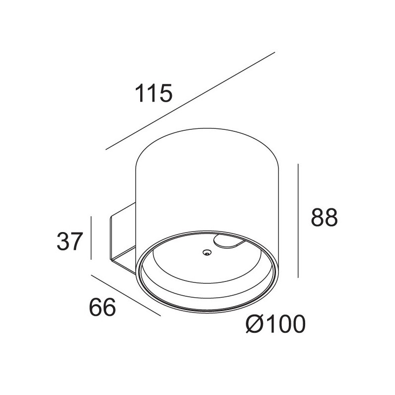 Delta Light ORBIT LED DIM8 Wandlamp