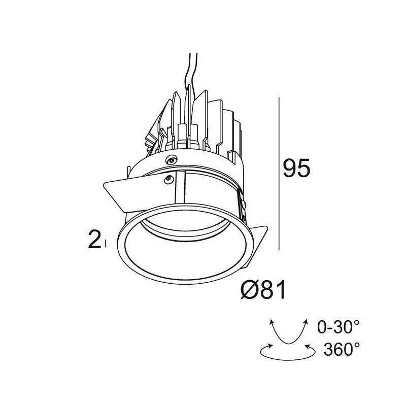 Delta Light DEEP RINGO OK LED Inbouwspot