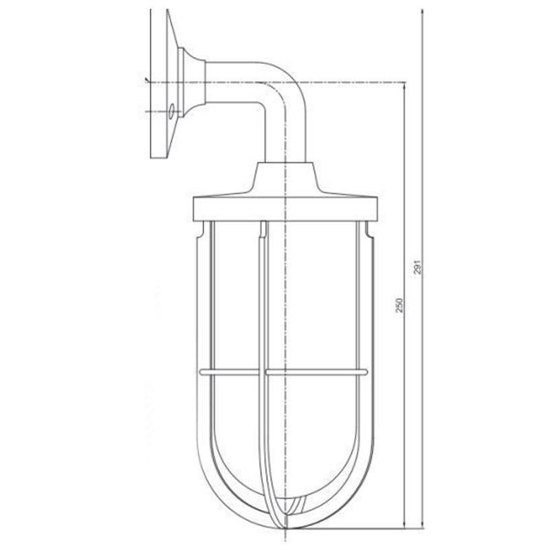 Tekna NAUTIC DOCKLIGHT WALL Wandlamp