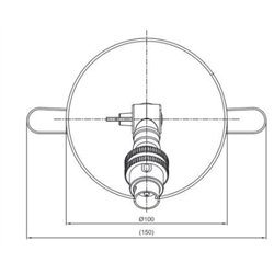 Tekna NAUTIC Lilley Recessed Spot Ceiling lamp