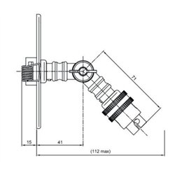 Tekna NAUTIC Lilley Recessed Spot Ceiling lamp