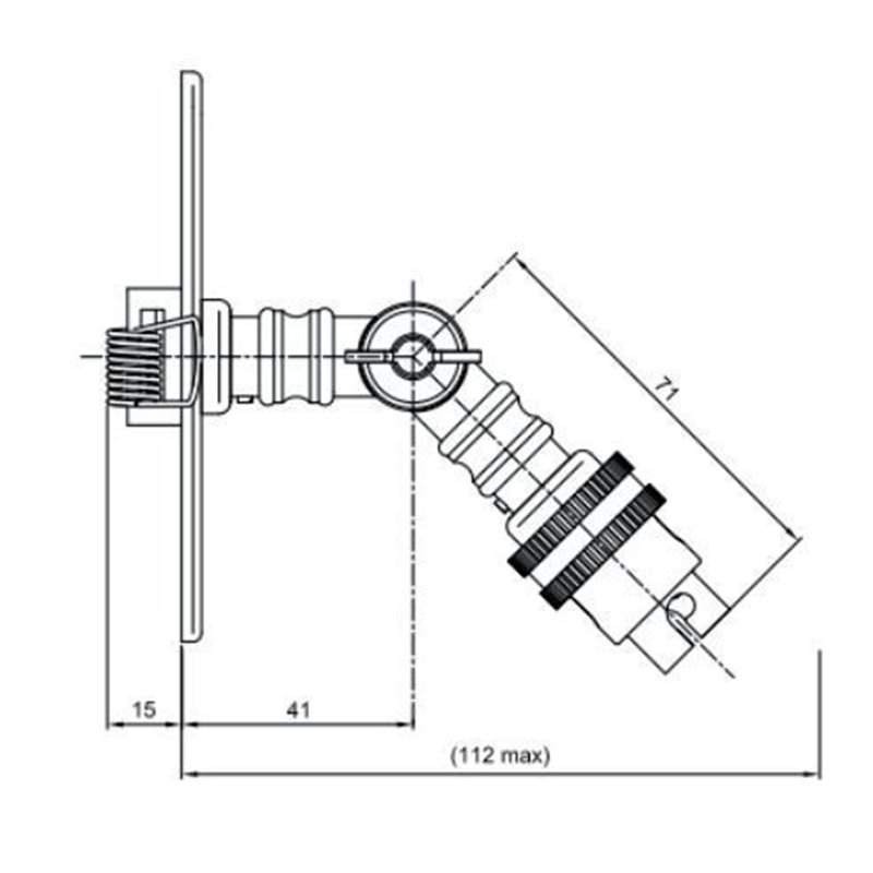 Tekna NAUTIC LILLEY RECESSED SPOT Plafondlamp