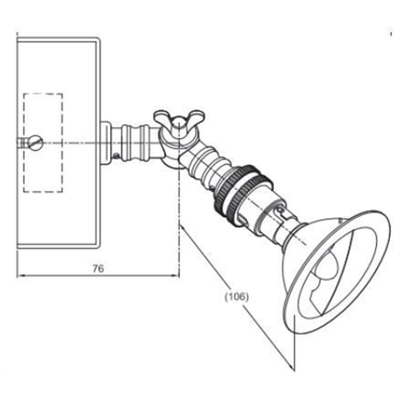Tekna NAUTIC LILLEY SPOT TWIN LED Plafondlamp