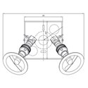 Tekna NAUTIC LILLEY SPOT TWIN LED Plafondlamp