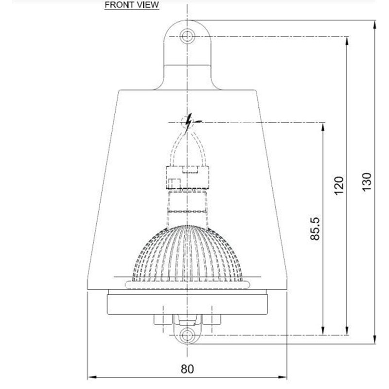 Tekna NAUTIC SPREADERLIGHT 12V - LED Wandlamp