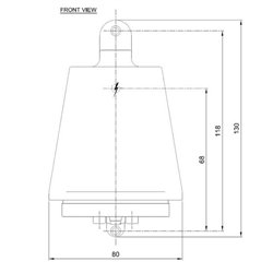 Tekna NAUTIC SPREADERLIGHT 230V - LED Wall lamp