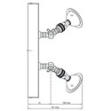Tekna NAUTIC LILLEY SPOT ON RAIL 2 - LED (300MM) Plafondlamp