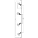 Tekna NAUTIC LILLEY SPOT ON RAIL 4 - LED (900MM) Plafondlamp