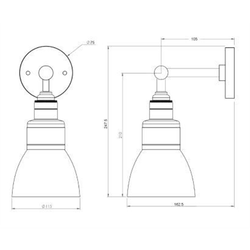 Tekna NAUTIC Loft Wandlamp