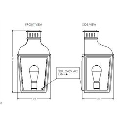 Tekna NAUTIC Montrose City Small Wall lamp