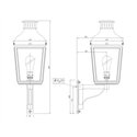 Tekna NAUTIC Montrose Small on bracket Wandlamp