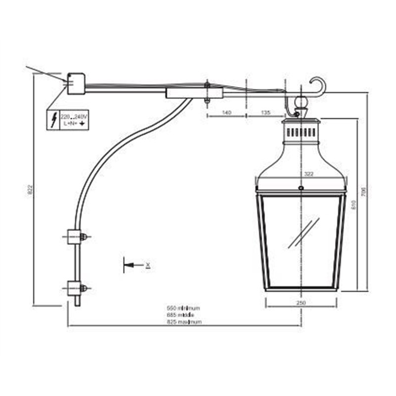 Tekna NAUTIC Montrose Wandlamp