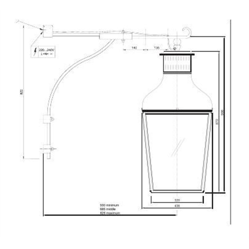 Tekna NAUTIC Montrose Large Wandlamp