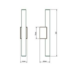 Tekna ARTON Phara Large Single Wall lamp