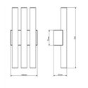 Tekna ARTON Phara Large Triple Wandlamp