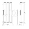 Tekna ARTON Phara Large Triple Wall lamp