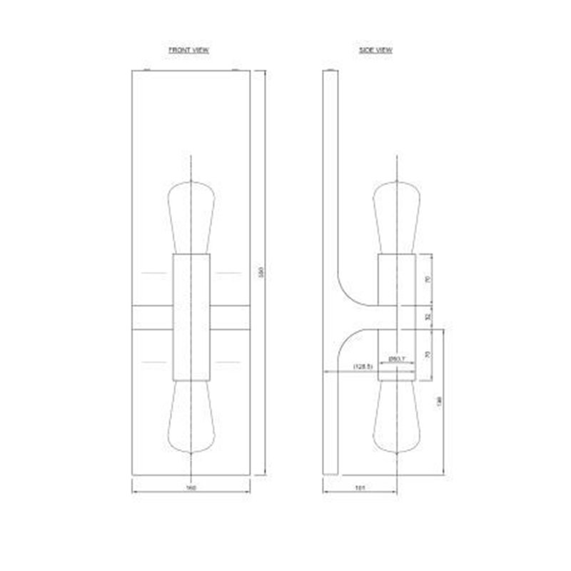 Tekna ARTON Walcott Twin Wandlamp