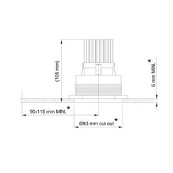 Tekna FLATSPOT 1 - TRIMLESS 12V LED Recessed lamp