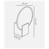 Nordlux Hester [IP44] 3-step Dim wall lamp
