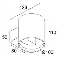 Delta Light ORBIT T LED Wall lamp