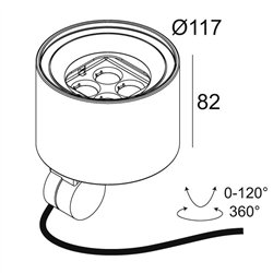 Delta Light FRAX SB Floor lamp / Wall lamp