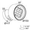Delta Light FRAX M HONEYCOMB Floor lamp / Wall lamp