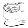 Delta Light Frax Mb Pole Superspot wall lamp
