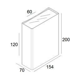 Delta Light Nocta Sq155 Down-Up Wfl wall lamp
