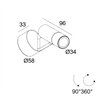 Delta Light Spix S wall lamp
