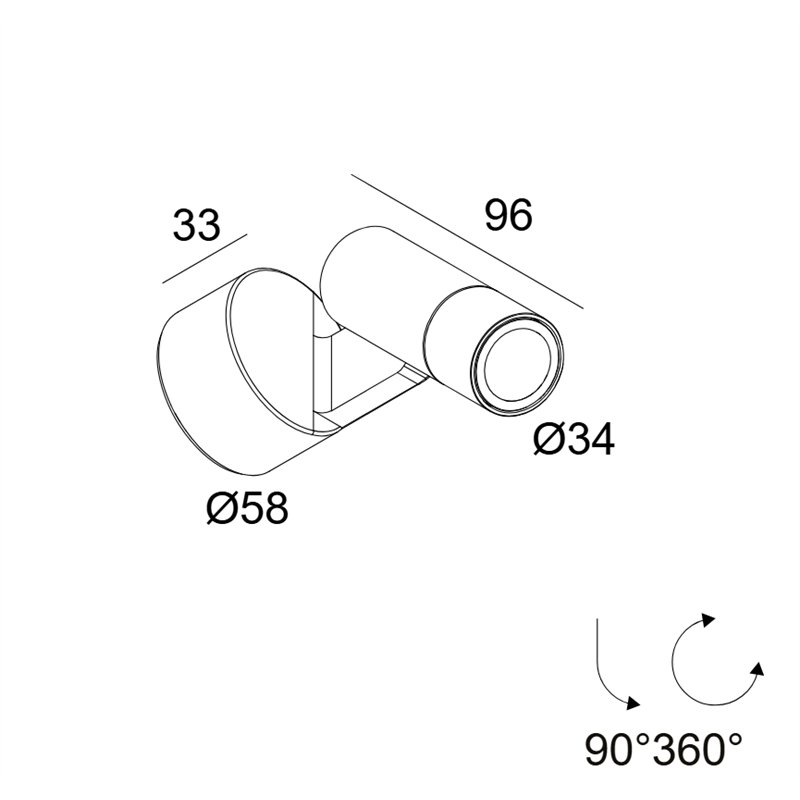 Delta Light Spix S 24V Wandlamp