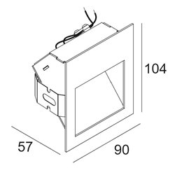 Delta Light Heli X Screen wall lamp
