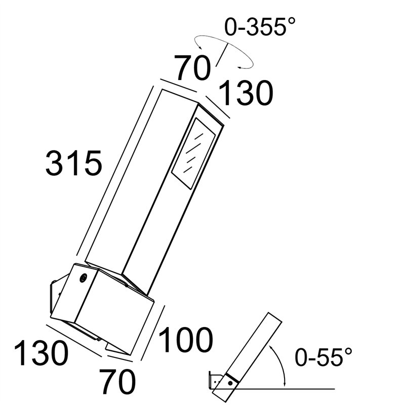 Delta Light Polesano W Wandlamp