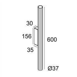 Delta Light HEDRA 39 W 60 DOWN-UP Wall lamp
