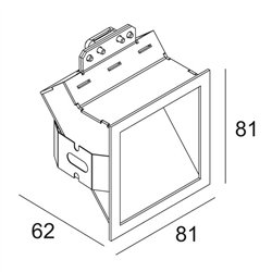 Delta Light HELI 1 SCREEN LED WW Wall lamp