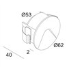 Delta Light LOGIC MINI W R Wall lamp